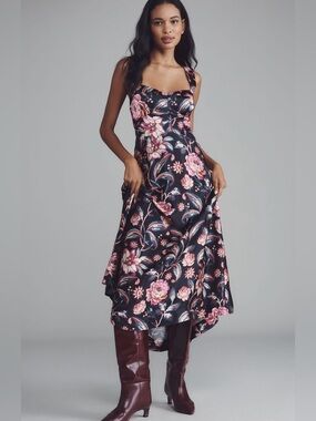 The Jocelyn Sleeveless Slip Midi Dress by Maeve